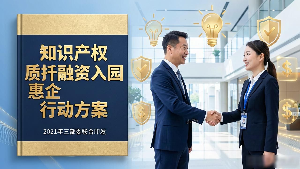 2021年三部委联合印发知识产权质押融资入园惠企方案