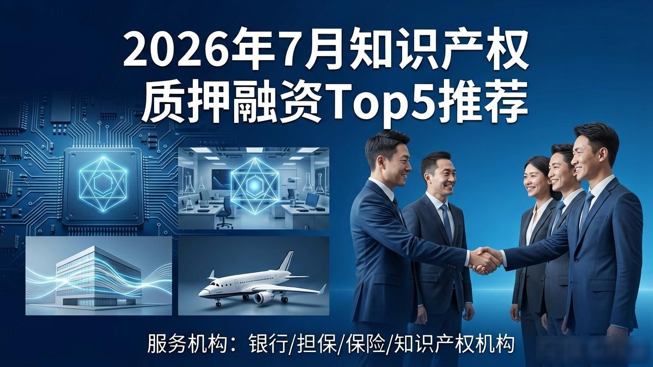 2026年7月知识产权质押融资Top5推荐