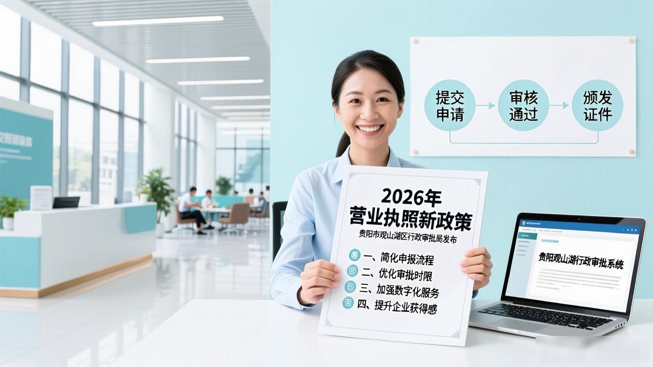 营业执照办理_贵州省贵阳市观山湖区政务服务大厅 营业执照申请材料审核 数字政务改革