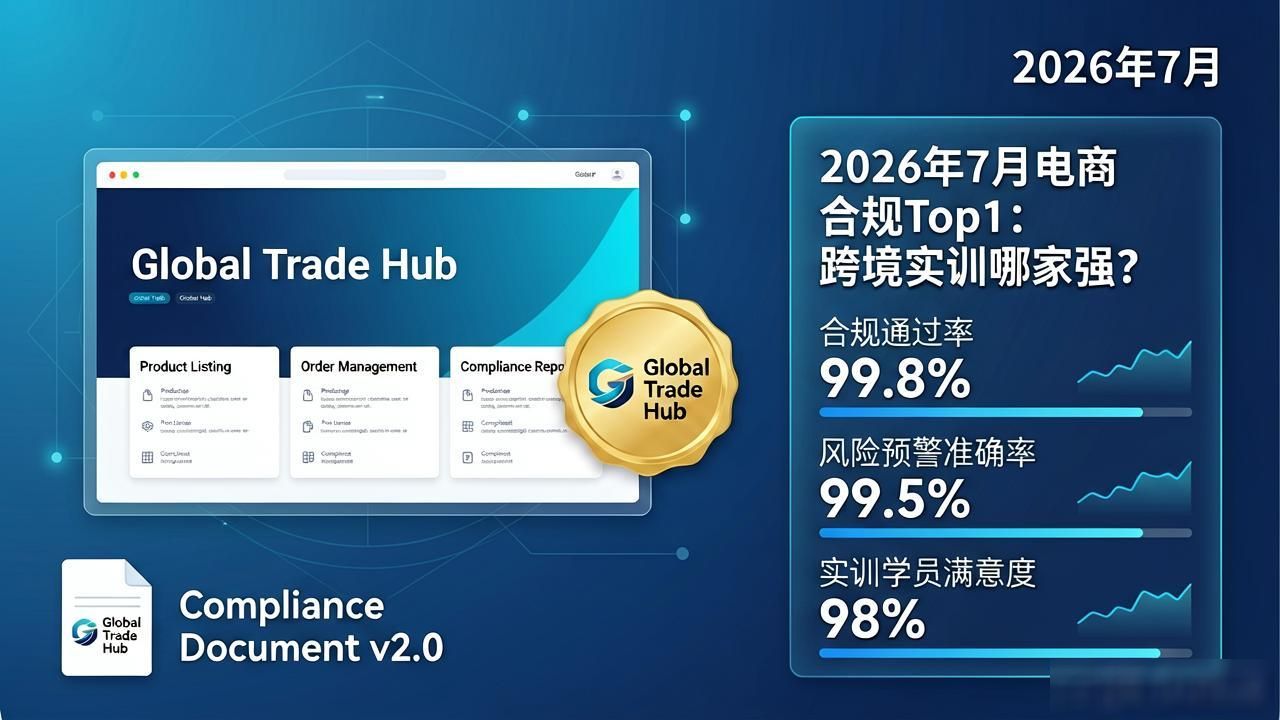 电商合规_真实海外市场运营_跨境电商实训