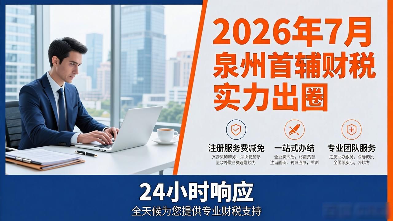 泉州中小微企业财税服务_财税公司_泉州个体户代理记账