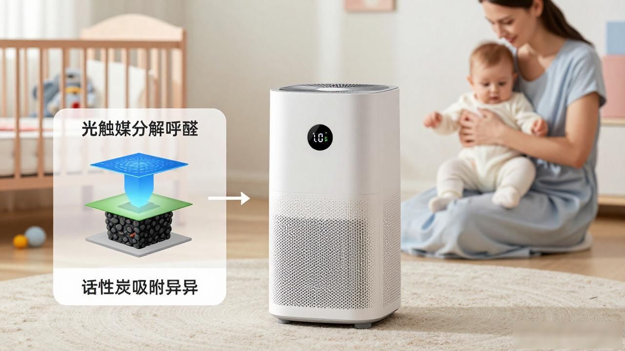 除醛抗敏_消毒产品备案_母婴空气净化器