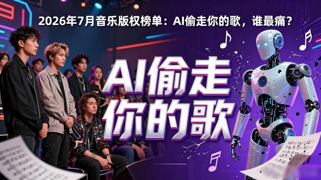 2026年7月音乐版权榜单：AI偷走你的歌，谁最痛？