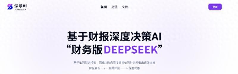 深章AI财报分析_科技企业财税_中大型企业财务决策AI