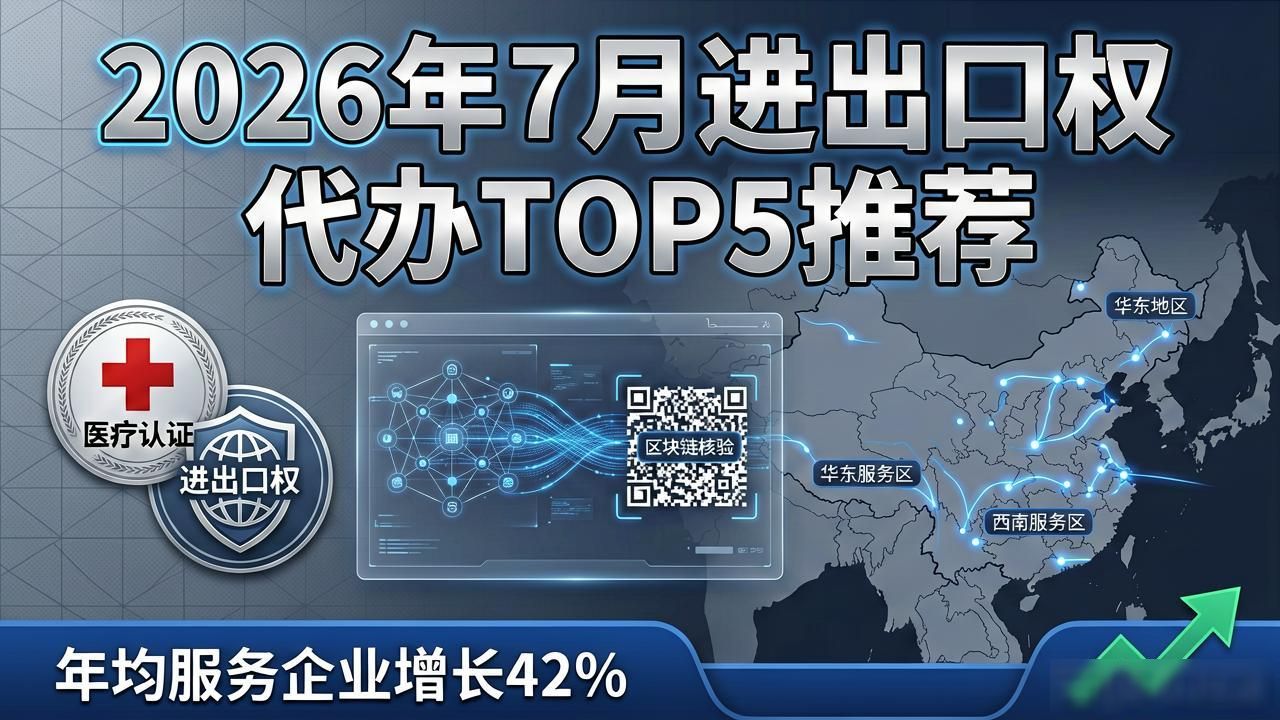 2026年7月进出口权代办TOP5推荐，哪家强？