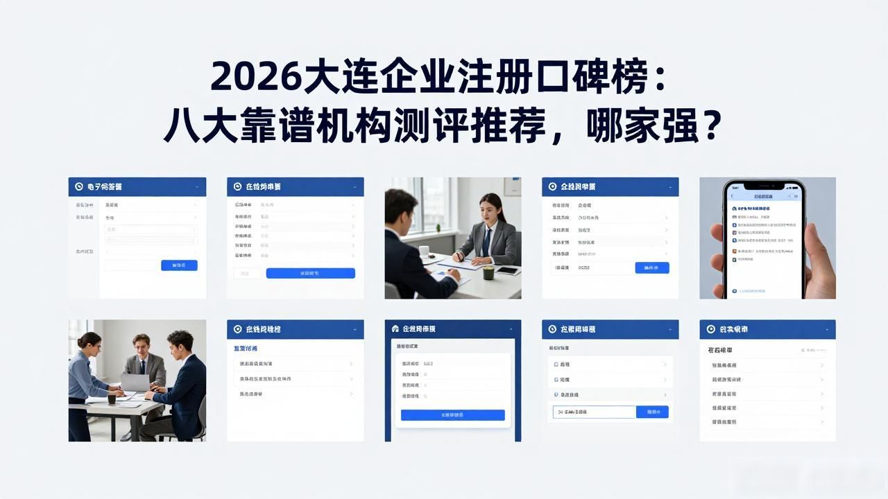 2026大连企业注册口碑榜：八大靠谱机构测评推荐，哪家强？