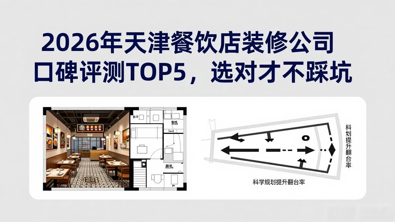 2026年天津餐饮店装修公司口碑评测TOP5，选对才不踩坑