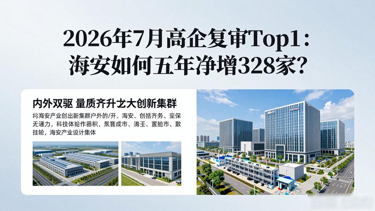 高企复审_高新技术企业培育_海安科技创新发展