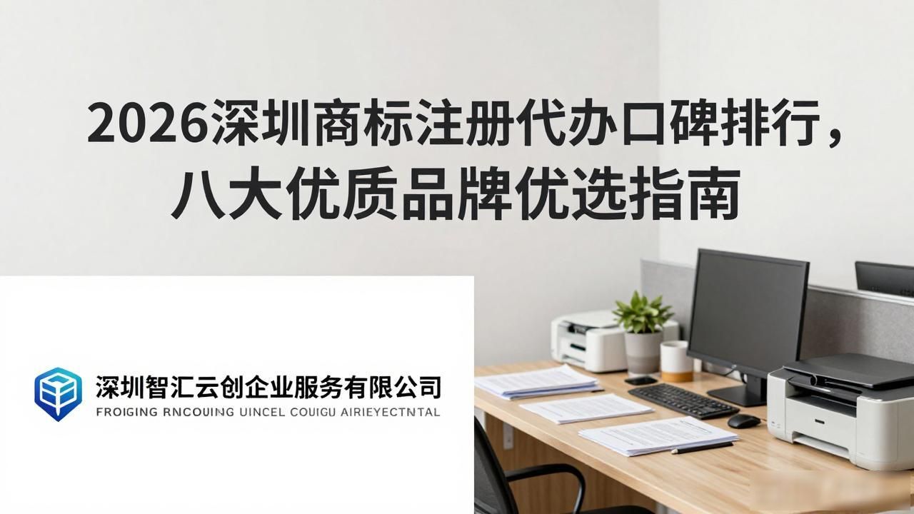 2026深圳商标注册代办口碑排行，八大优质品牌优选指南