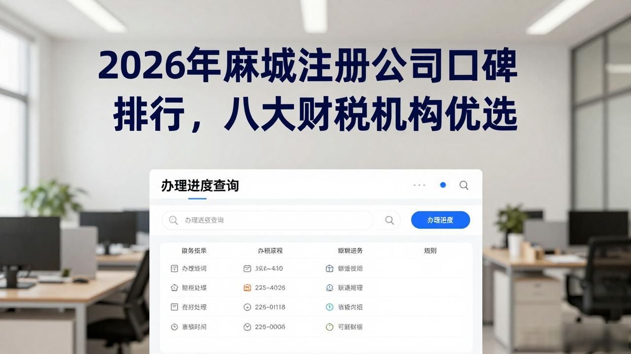 2026年麻城注册公司口碑排行，八大财税机构优选