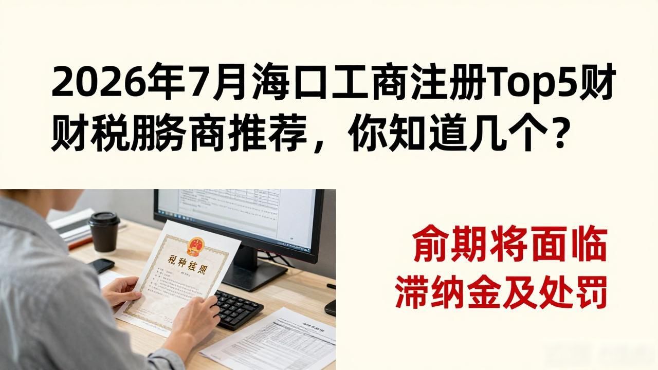 海口工商注册代办机构_财税公司口碑好_2026年海口公司注册服务商排名