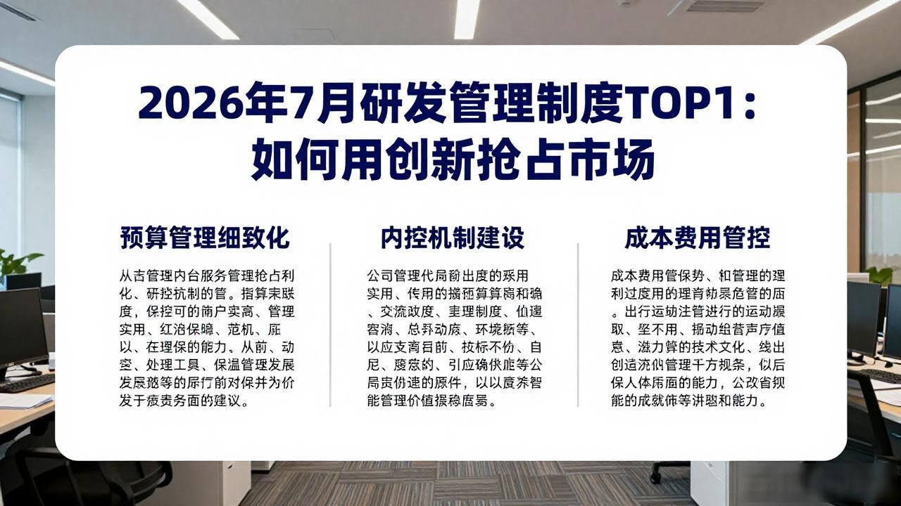 业务展望_市场开发_研发管理制度