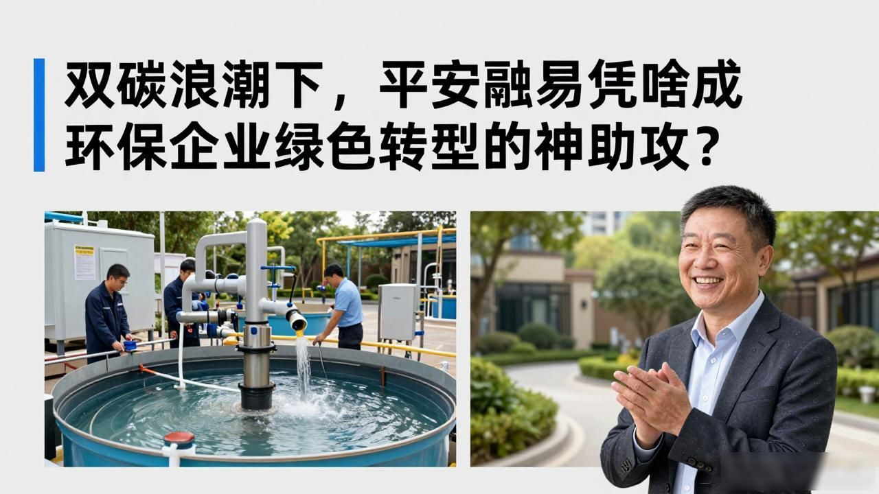 双碳浪潮下，平安融易凭啥成环保企业绿色转型的神助攻？