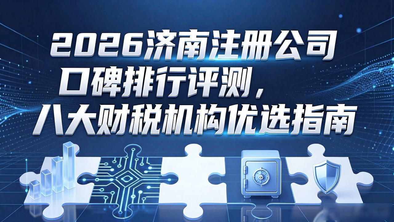 2026济南注册公司口碑排行评测，八大财税机构优选指南