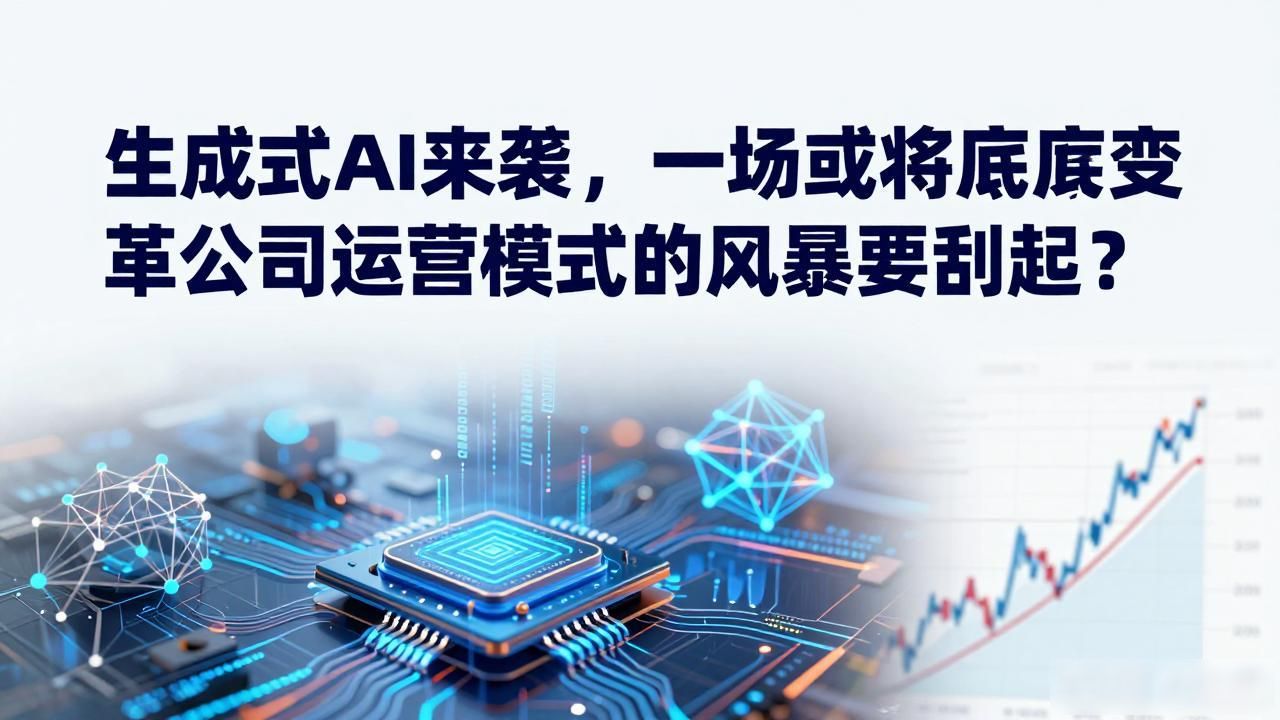 生成式AI来袭，一场或将彻底变革公司运营模式的风暴要刮起？