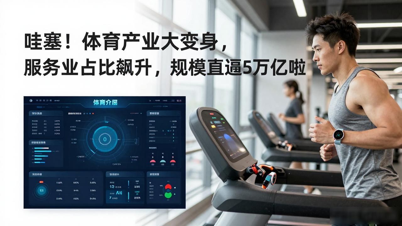 哇塞！体育产业大变身，服务业占比飙升，规模直逼5万亿啦