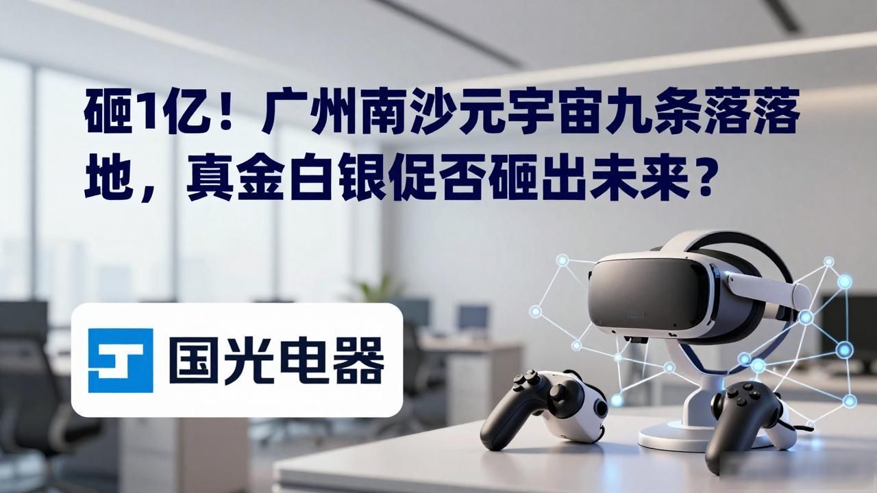 砸1亿！广州南沙元宇宙九条落地，真金白银能否砸出未来？