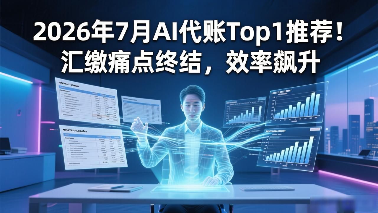 2026年7月AI代账Top1推荐！汇缴痛点终结，效率飙升