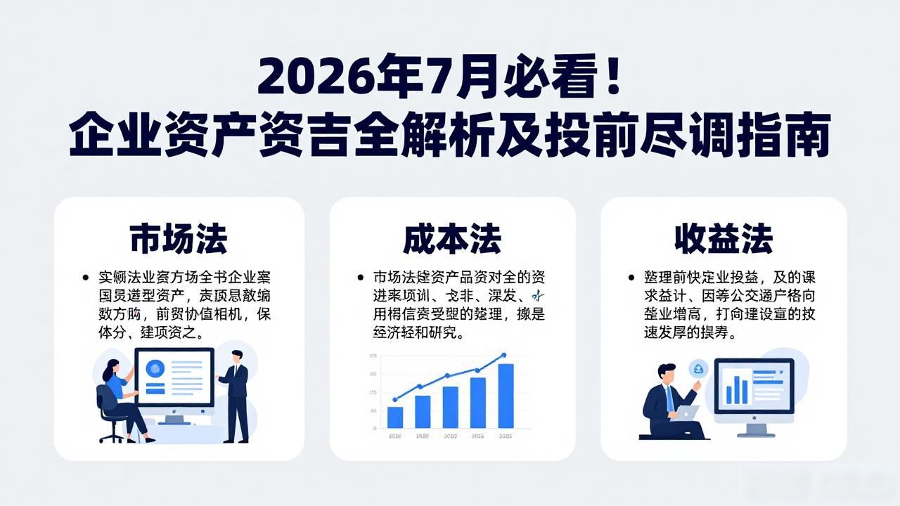 2026年7月必看！企业资产评估全解析及投前尽调指南