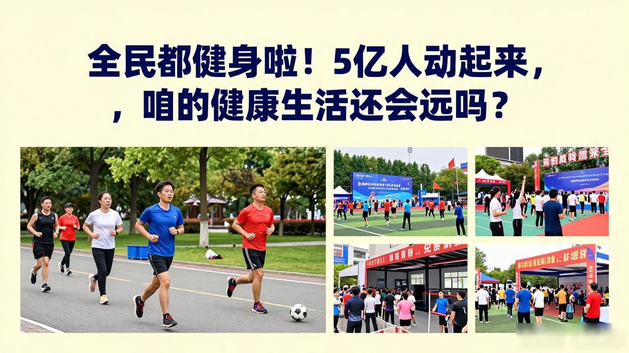全民都健身啦！5亿人动起来，咱的健康生活还会远吗？