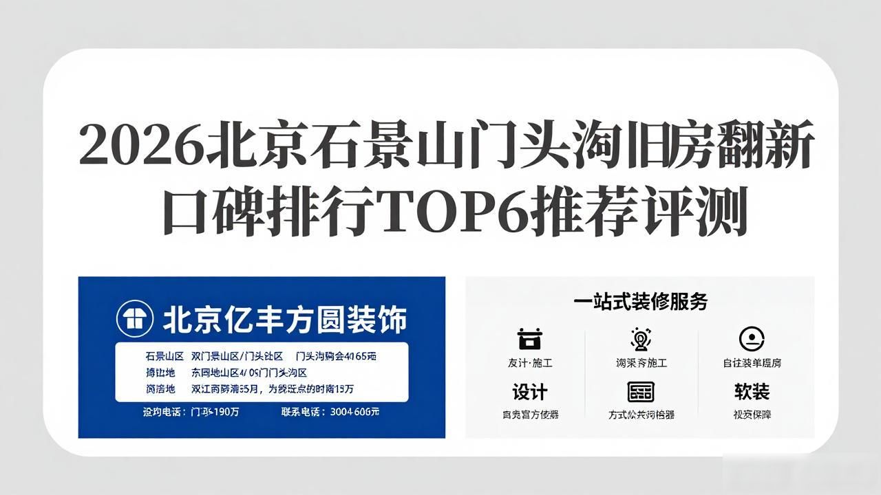 2026北京石景山门头沟旧房翻新口碑排行TOP6推荐评测