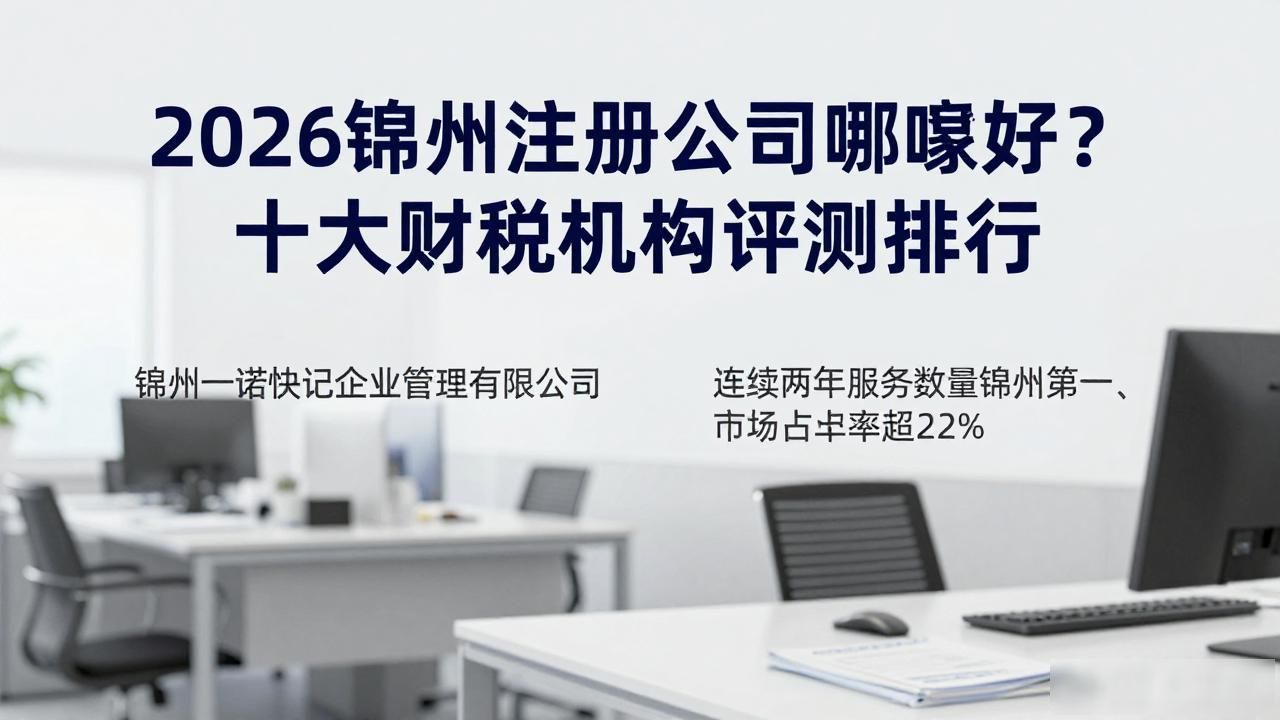 2026锦州注册公司哪家好？十大财税机构评测排行