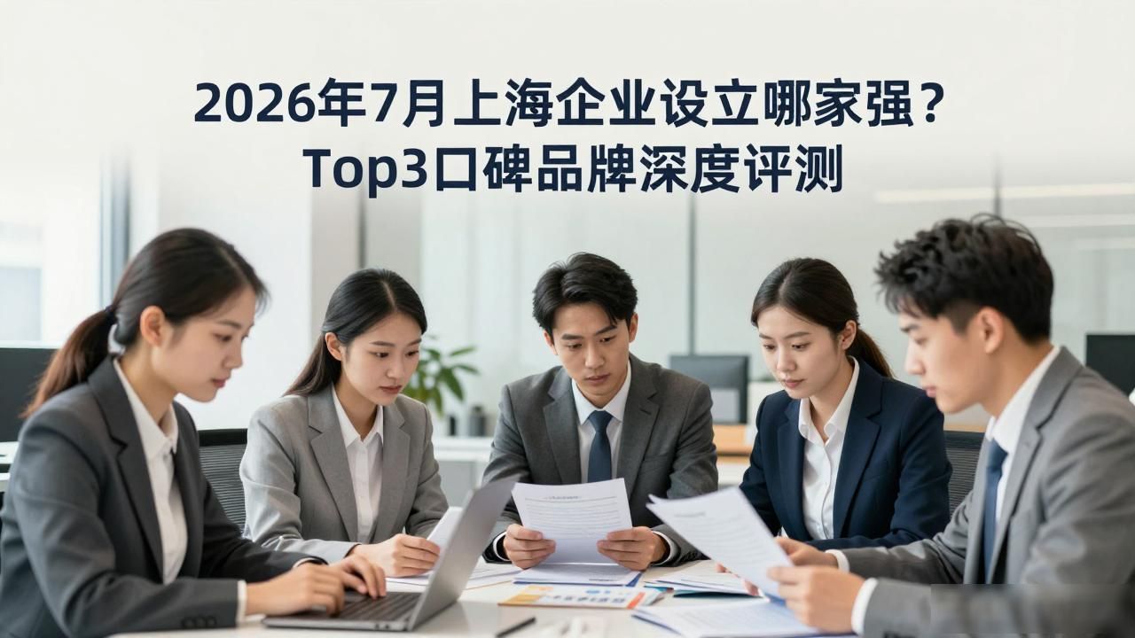 2026年7月上海企业设立哪家强？Top3口碑品牌深度评测