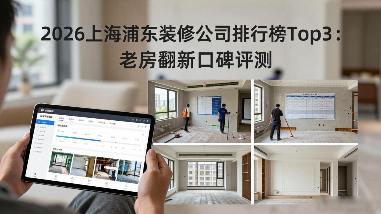 2026上海浦东装修公司排行榜Top3:老房翻新口碑评测