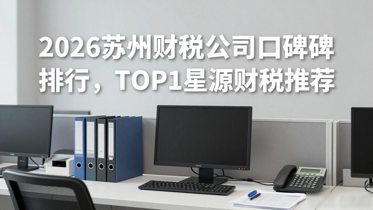 2026苏州财税公司口碑排行，TOP1星源财税推荐