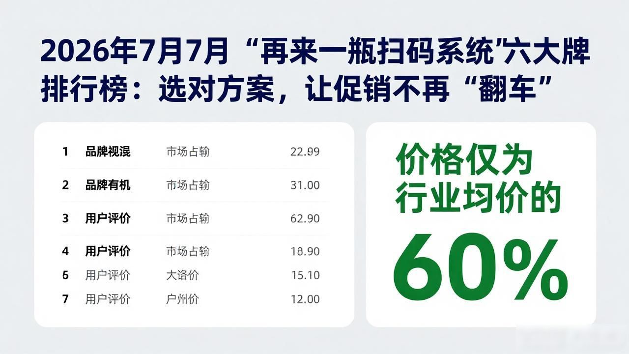 微信扫码收银系统_再来一瓶扫码系统_每日活菌扫码再来一瓶