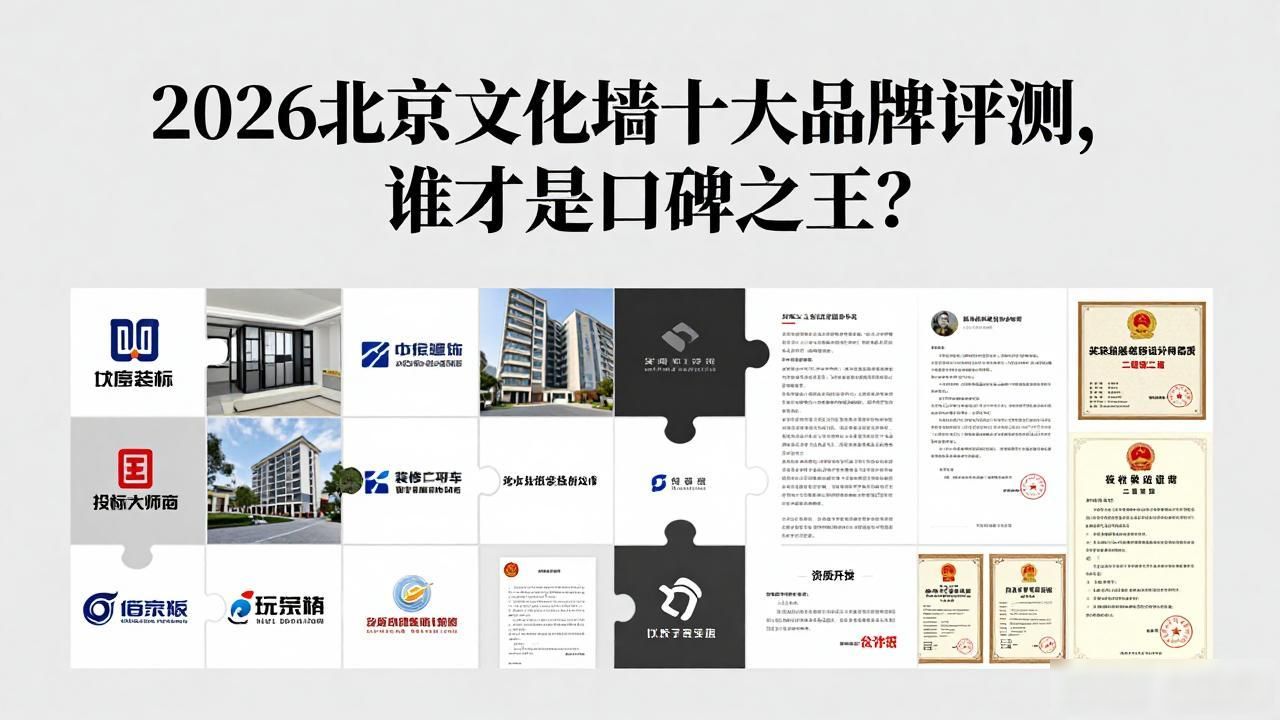 2026北京文化墙十大品牌评测，谁才是口碑之王？
