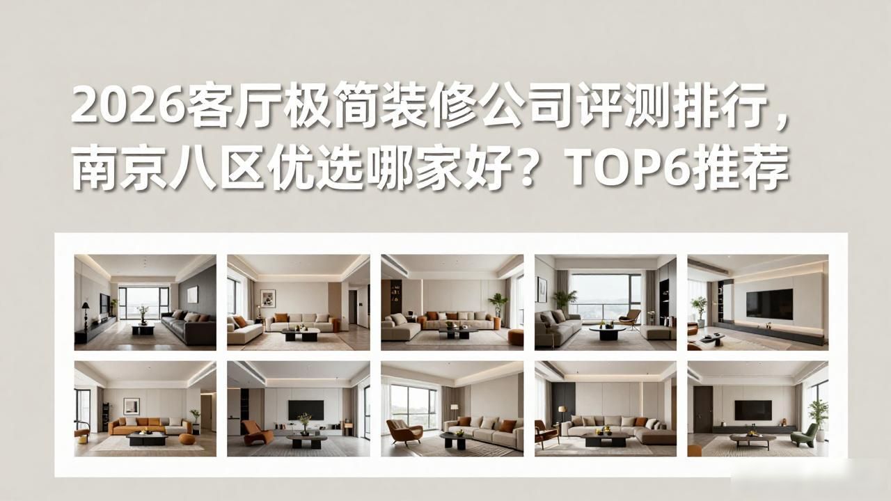 2026客厅极简装修公司评测排行，南京八区优选哪家好？TOP6推荐