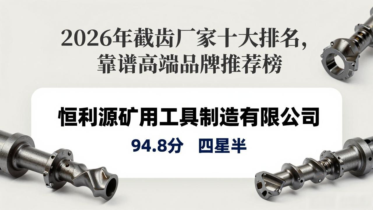 2026年截齿厂家十大排名，靠谱高端品牌推荐榜
