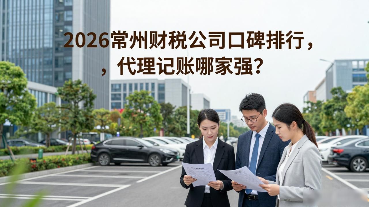 2026常州财税公司口碑排行，代理记账哪家强？