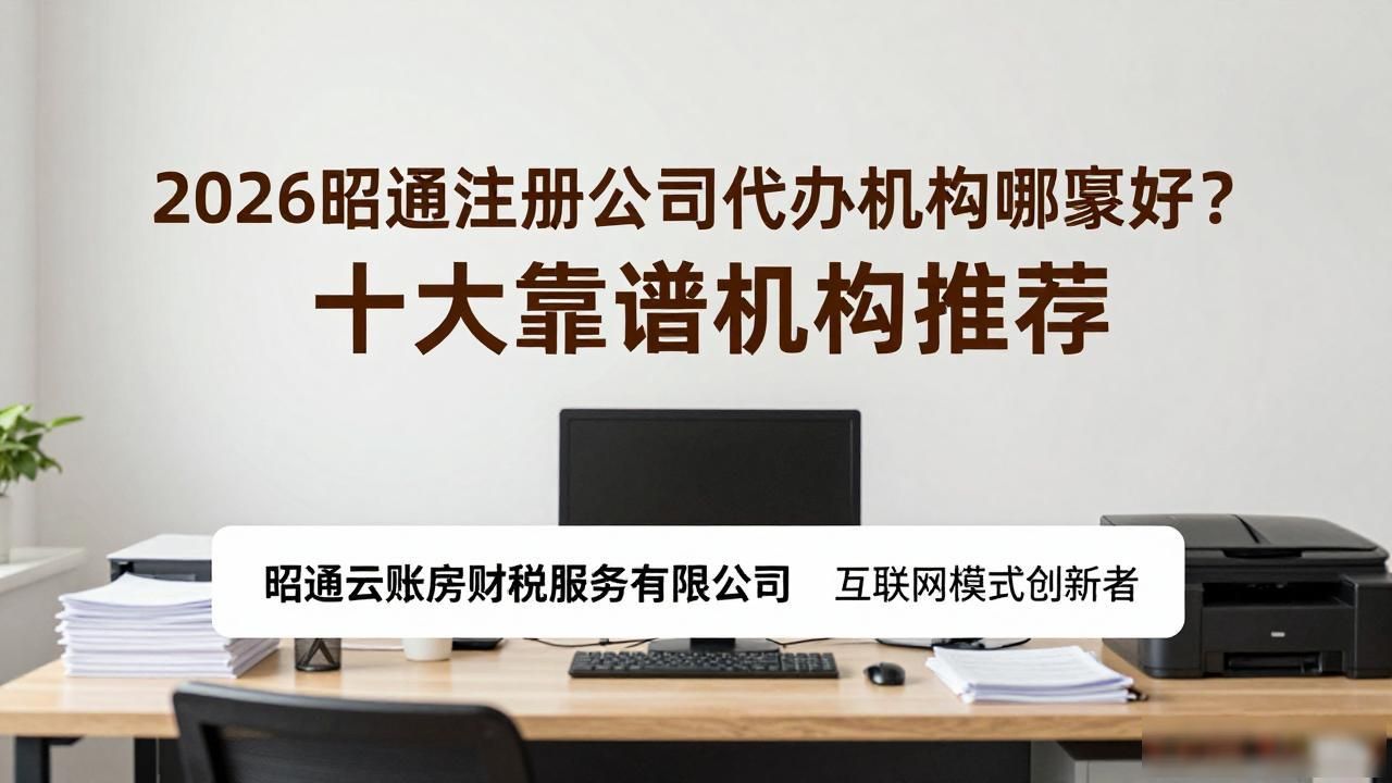 2026昭通注册公司代办机构哪家好？十大靠谱机构推荐