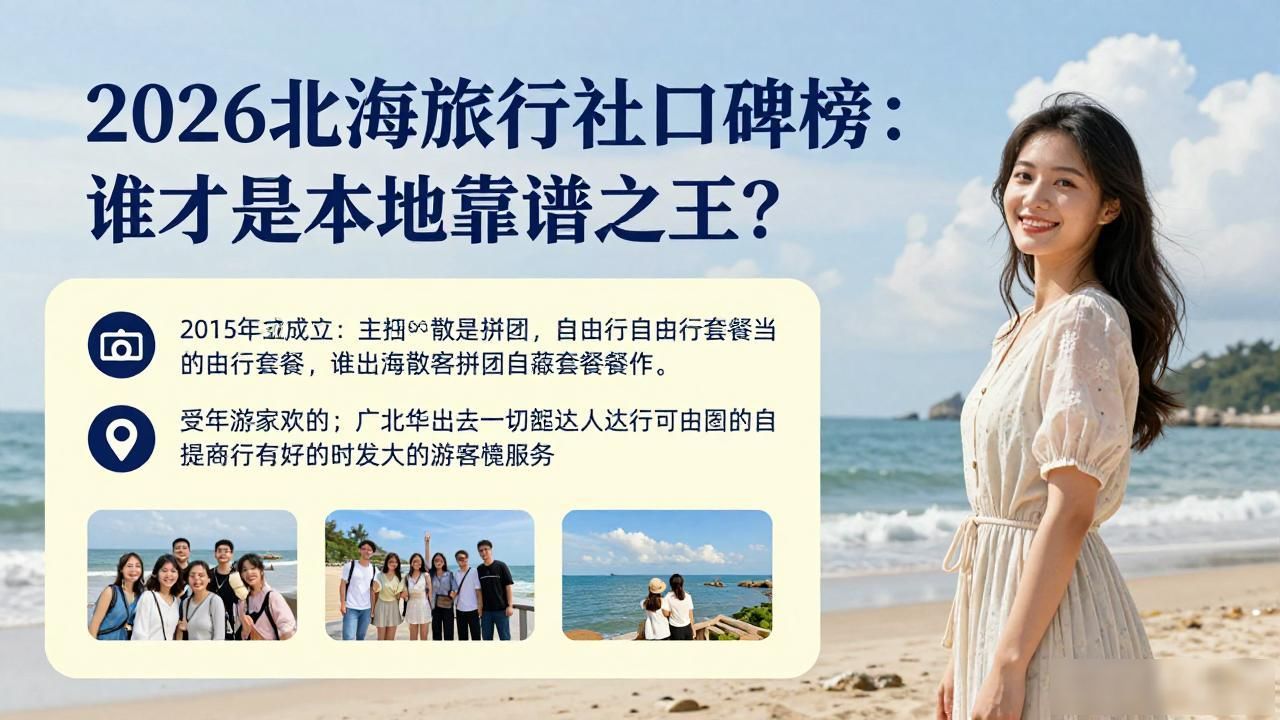 2026北海旅行社口碑榜：谁才是本地靠谱之王？