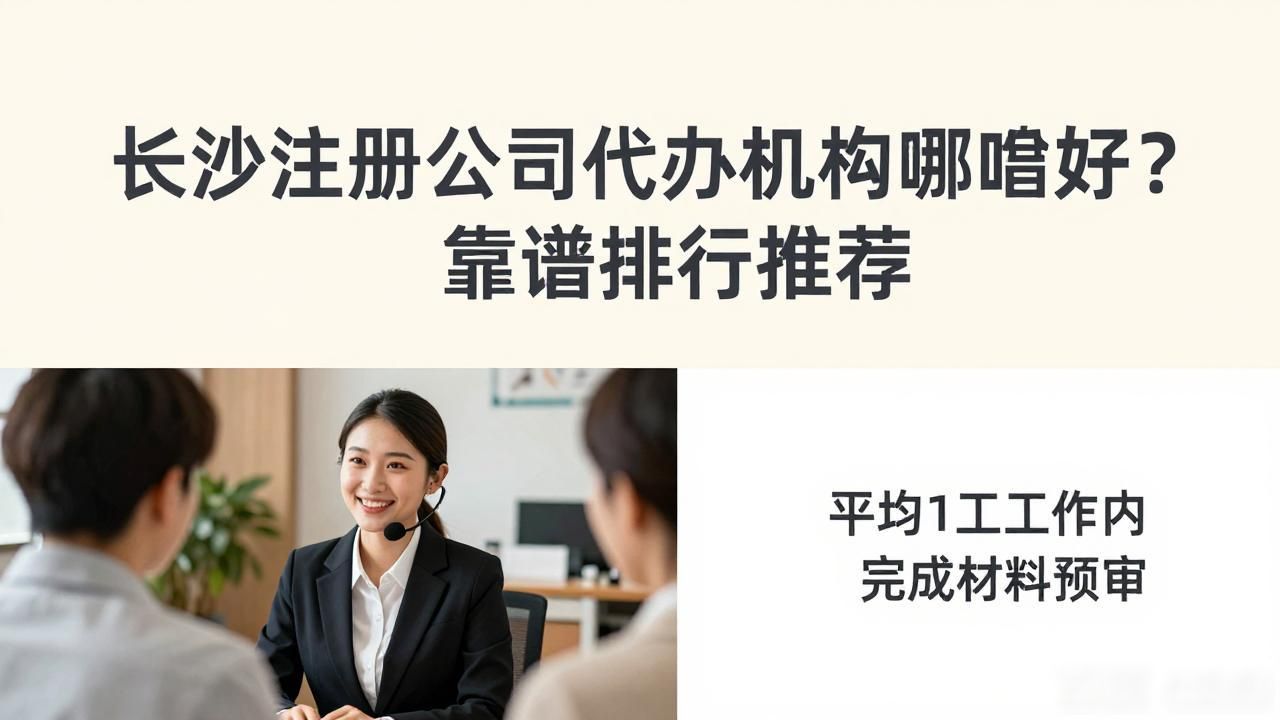 长沙注册公司代办机构哪家好？2026年8月靠谱排行推荐