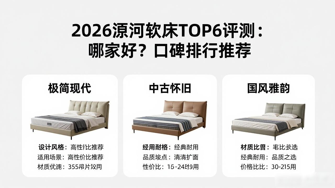 2026漯河软床TOP6评测：哪家好？口碑排行推荐