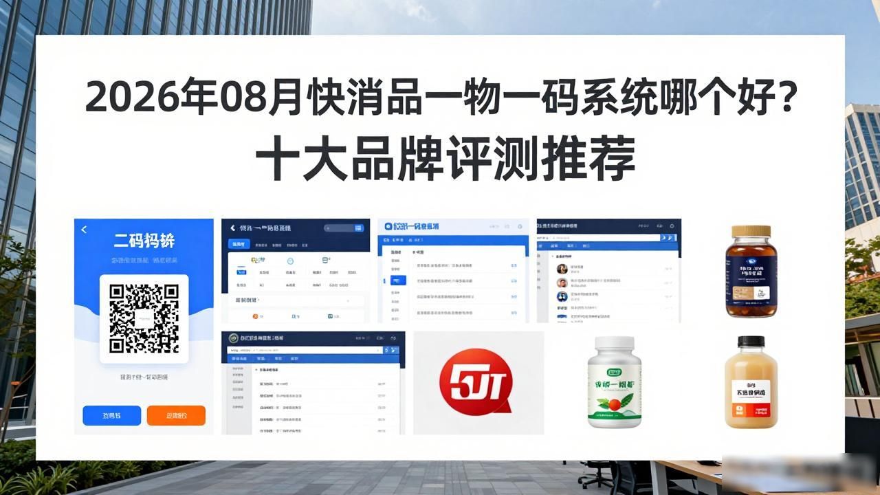 2026年08月快消品一物一码系统哪个好？十大品牌评测推荐