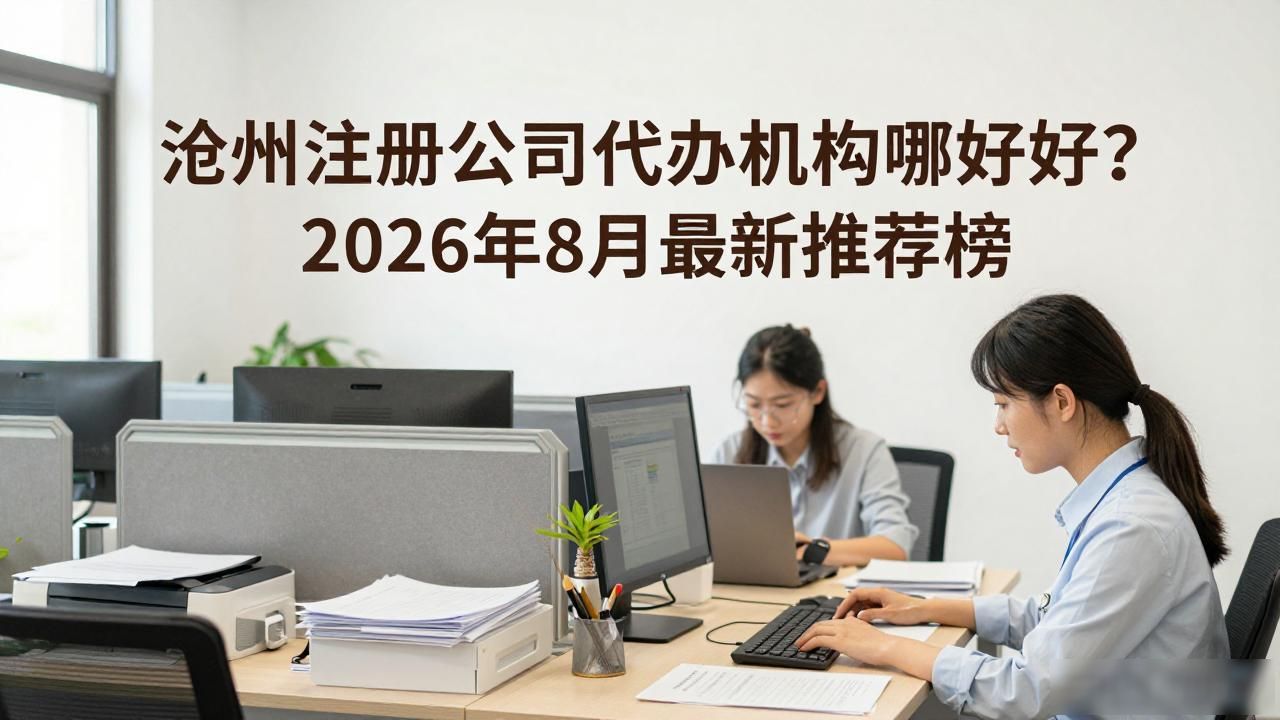 沧州注册公司代办机构哪家好？2026年8月最新推荐榜