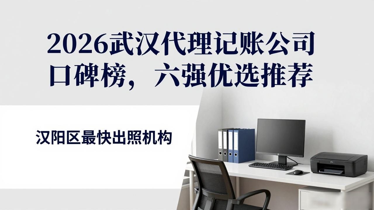 2026武汉代理记账公司口碑榜,六强优选推荐