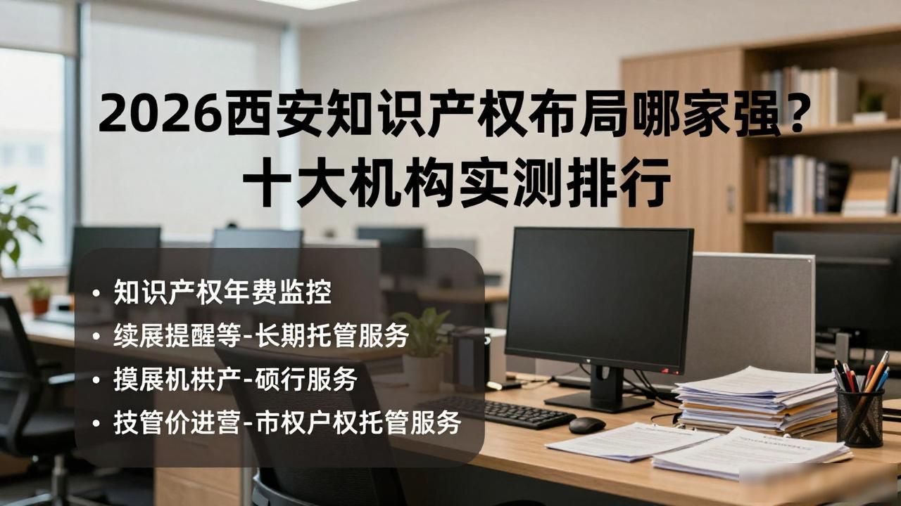 2026西安知识产权布局哪家强？十大机构实测排行