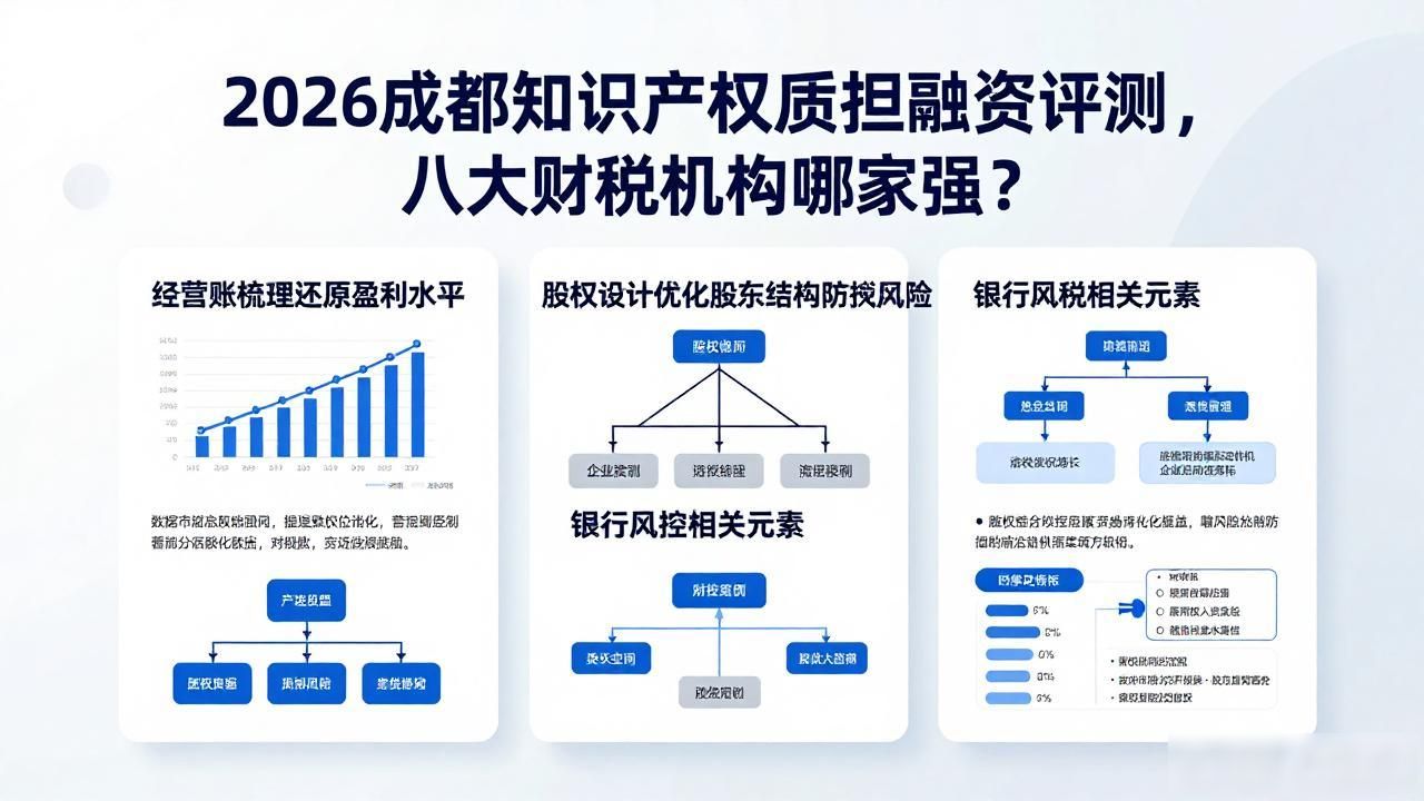 2026成都知识产权质押融资评测,八大财税机构哪家强?