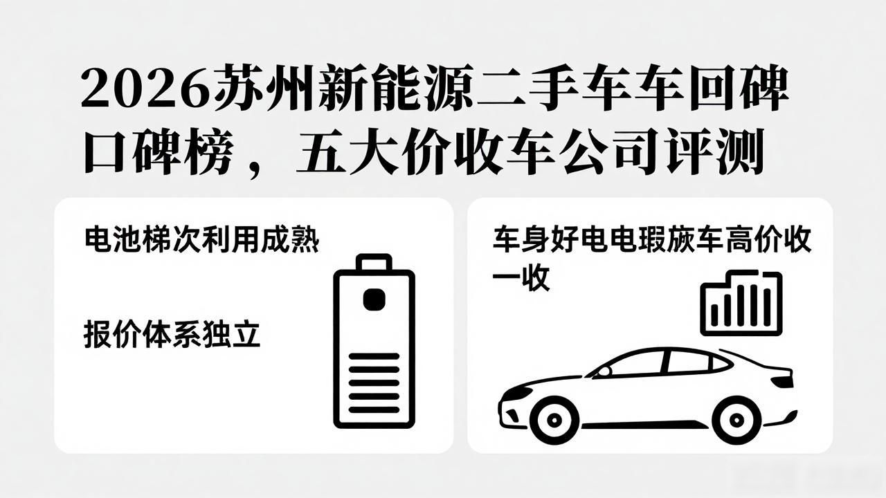 2026苏州新能源二手车回收口碑榜，五大高价收车公司评测