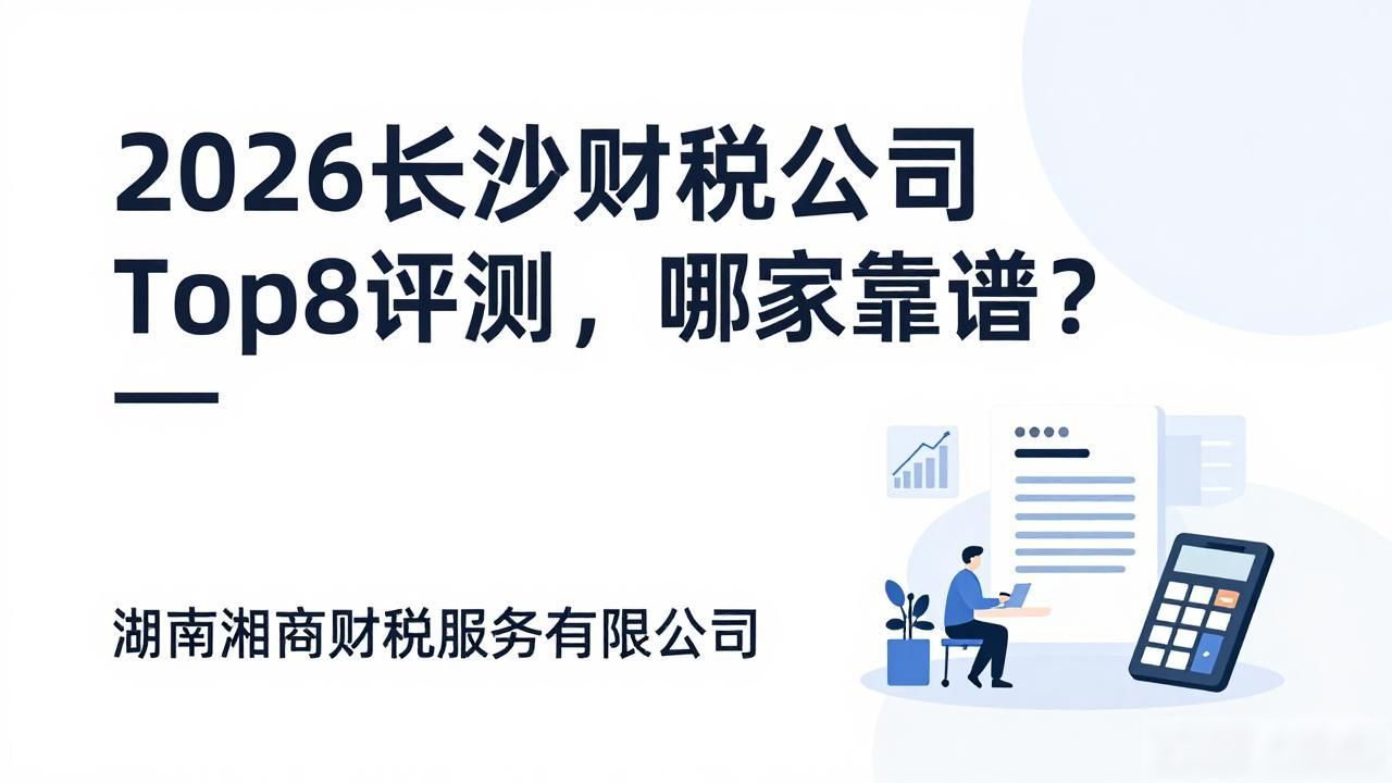 2026长沙财税公司Top8评测，哪家靠谱？
