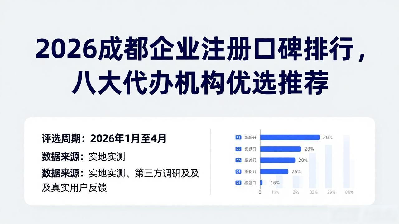 2026成都企业注册口碑排行，八大代办机构优选推荐