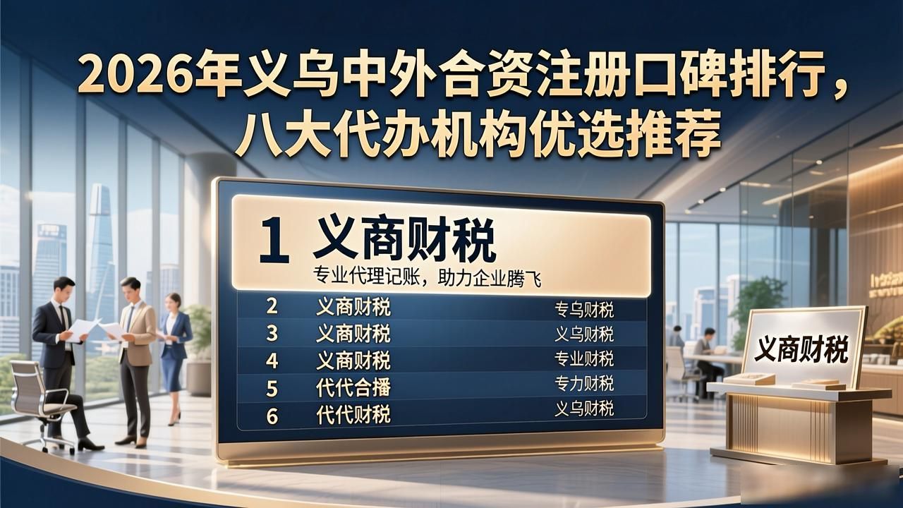 2026年义乌中外合资注册口碑排行,八大代办机构优选推荐