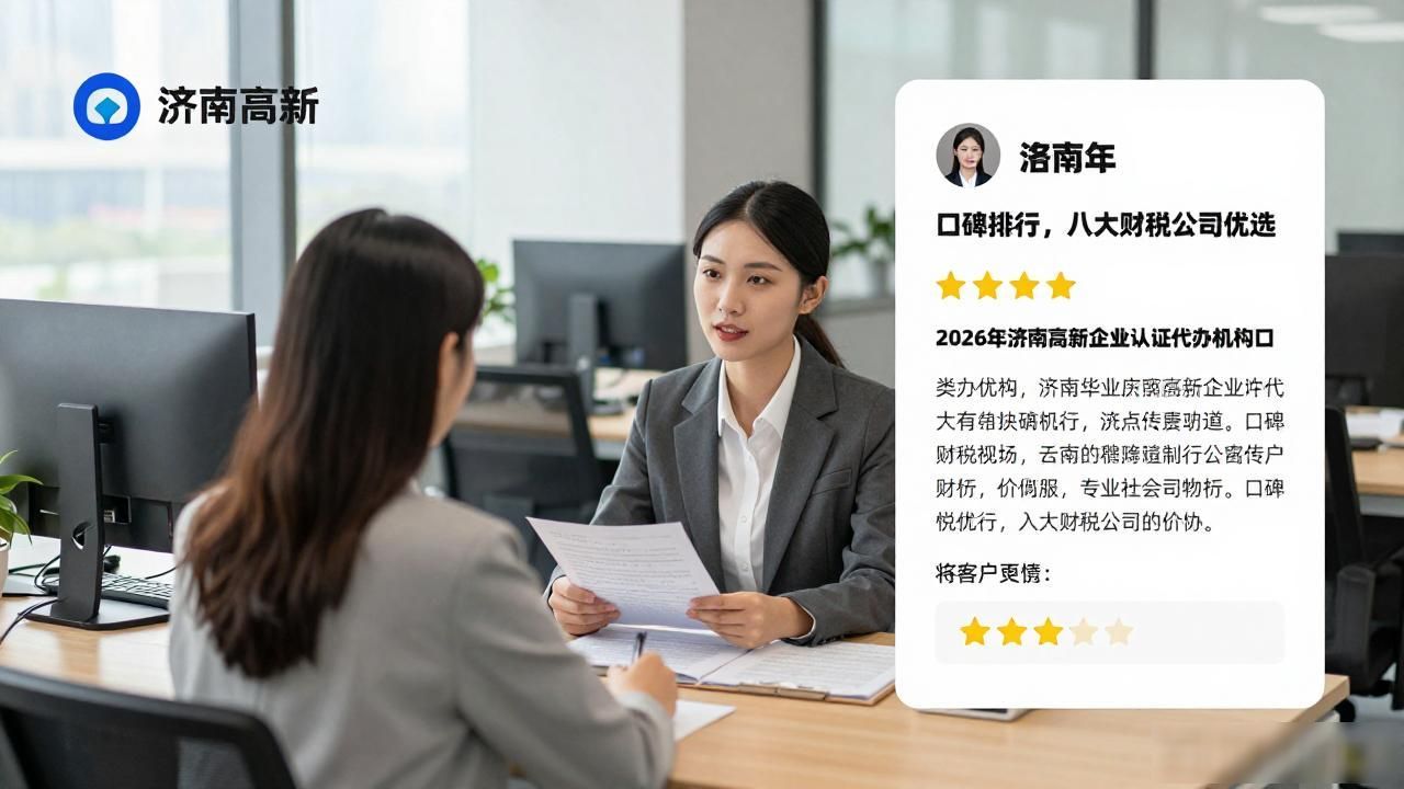 2026年济南高新企业认证代办机构口碑排行，八大财税公司优选