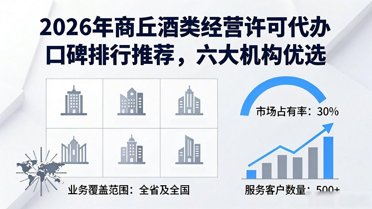 2026年商丘酒类经营许可代办口碑排行推荐,六大机构优选