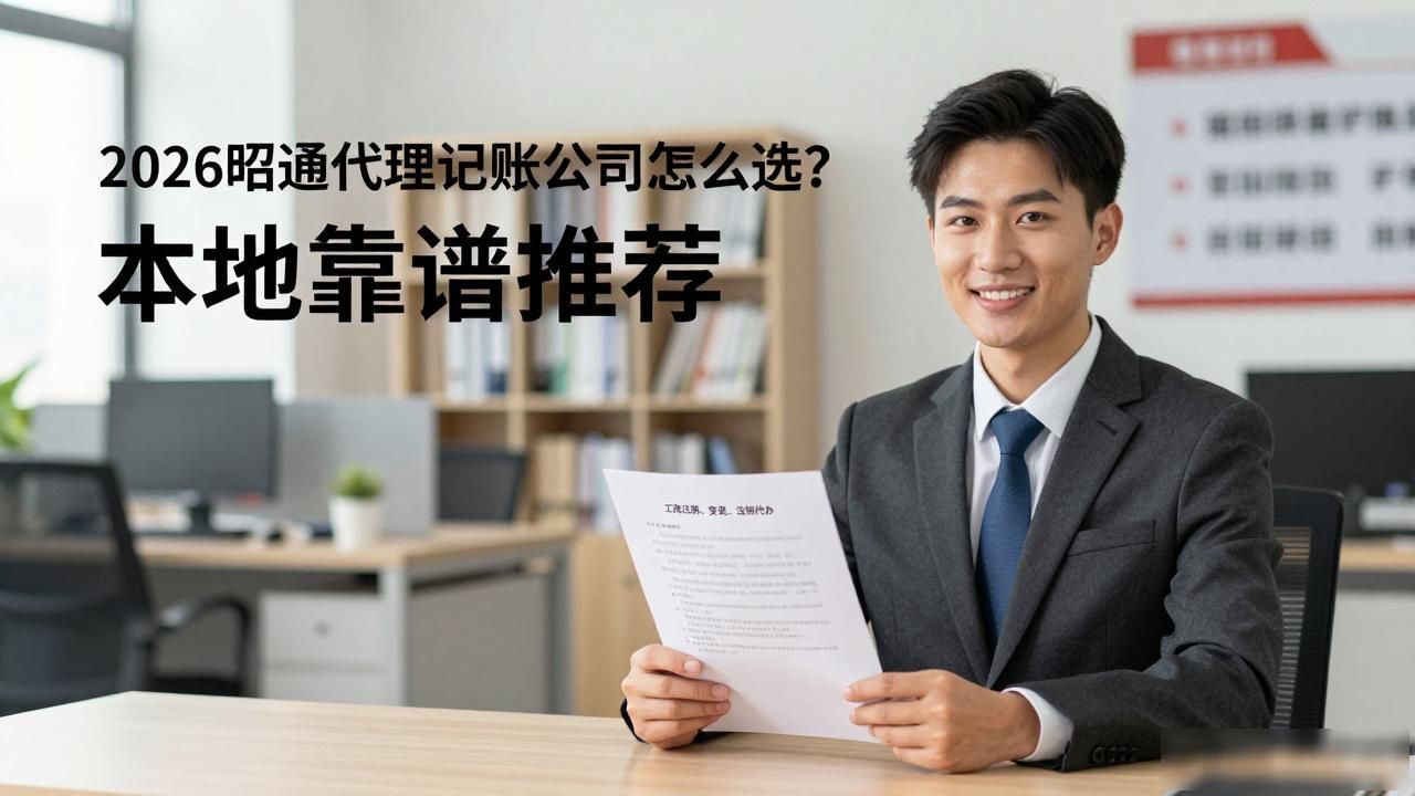 2026昭通代理记账公司怎么选？本地靠谱推荐
